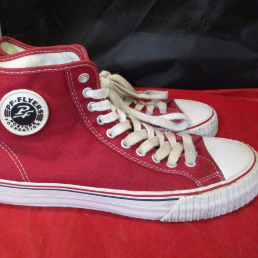 PF Flyers Red Center Hi Sneakers Men's 11 / Women's 12.5
